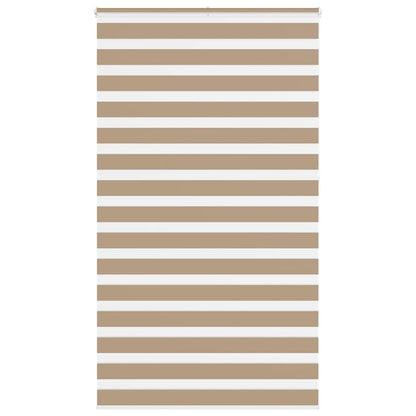 vidaXL Store zèbre marron sable largeur du tissu 115,9 cm polyester
