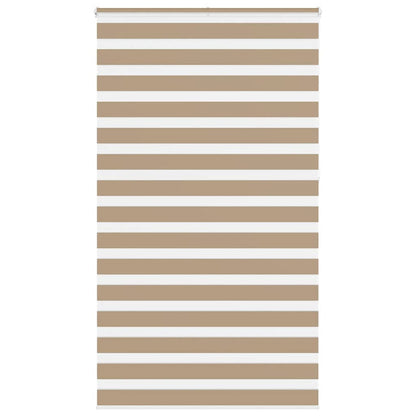 vidaXL Store zèbre marron sable largeur du tissu 120,9 cm polyester