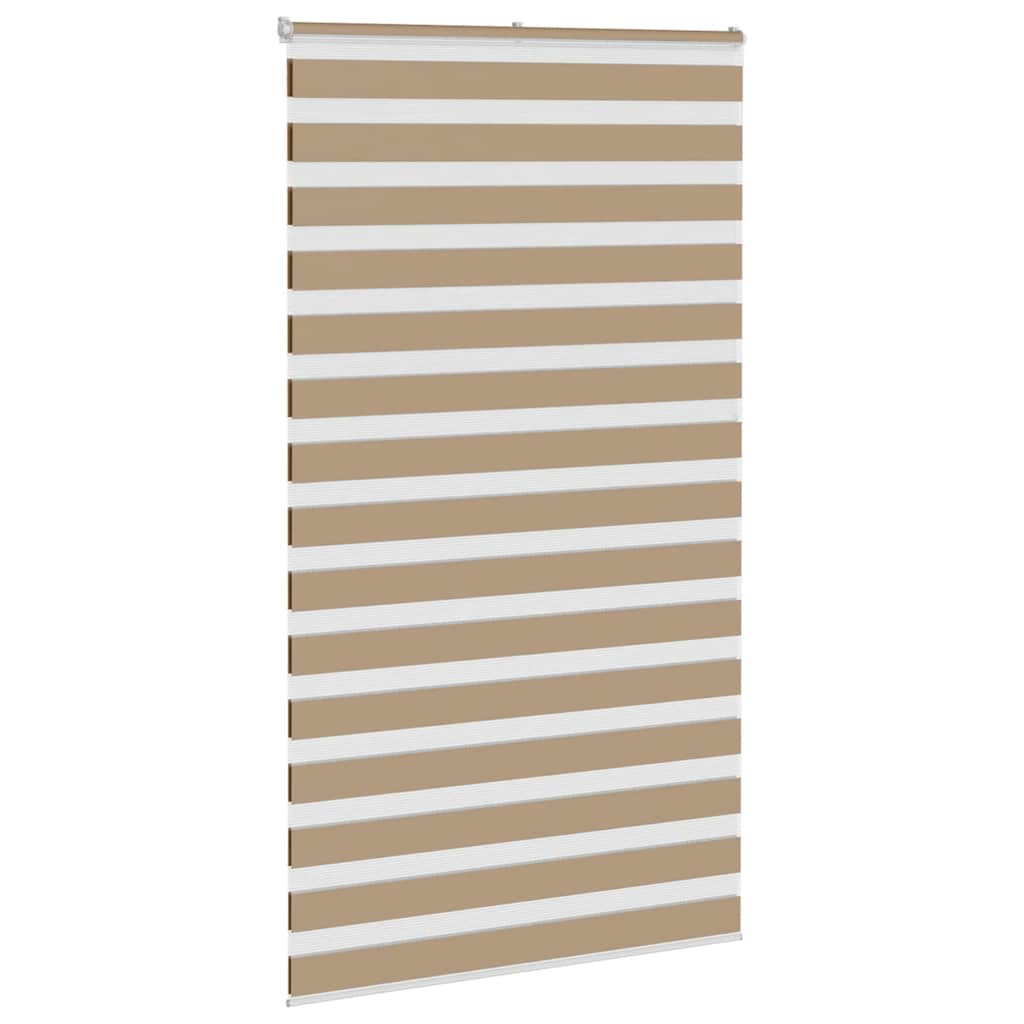 vidaXL Store zèbre marron sable largeur du tissu 120,9 cm polyester