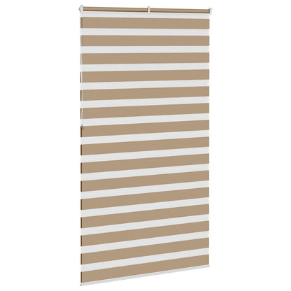 vidaXL Store zèbre marron sable largeur du tissu 120,9 cm polyester