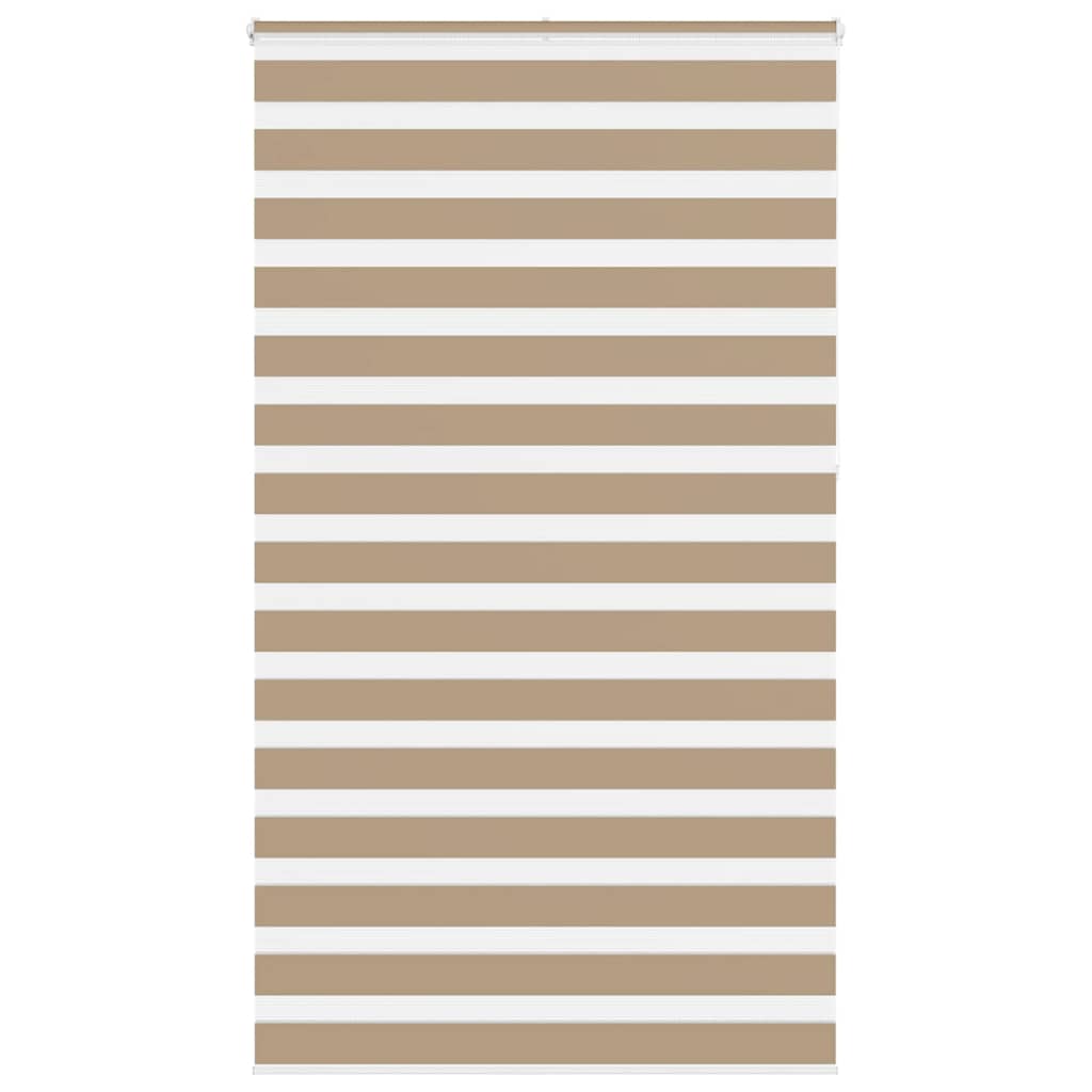 vidaXL Store zèbre marron sable largeur du tissu 130,9 cm polyester