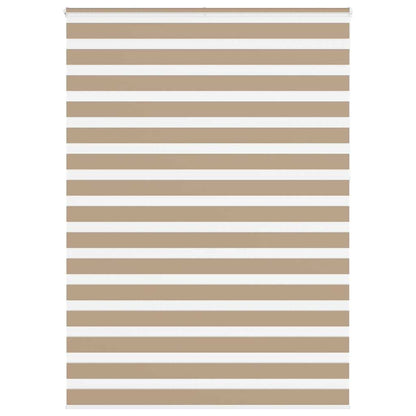 vidaXL Store zèbre marron sable largeur du tissu 150,9 cm polyester