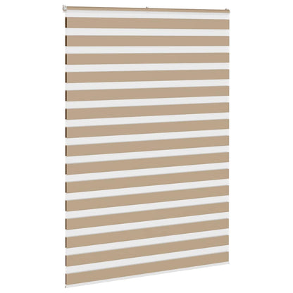 vidaXL Store zèbre marron sable largeur du tissu 150,9 cm polyester