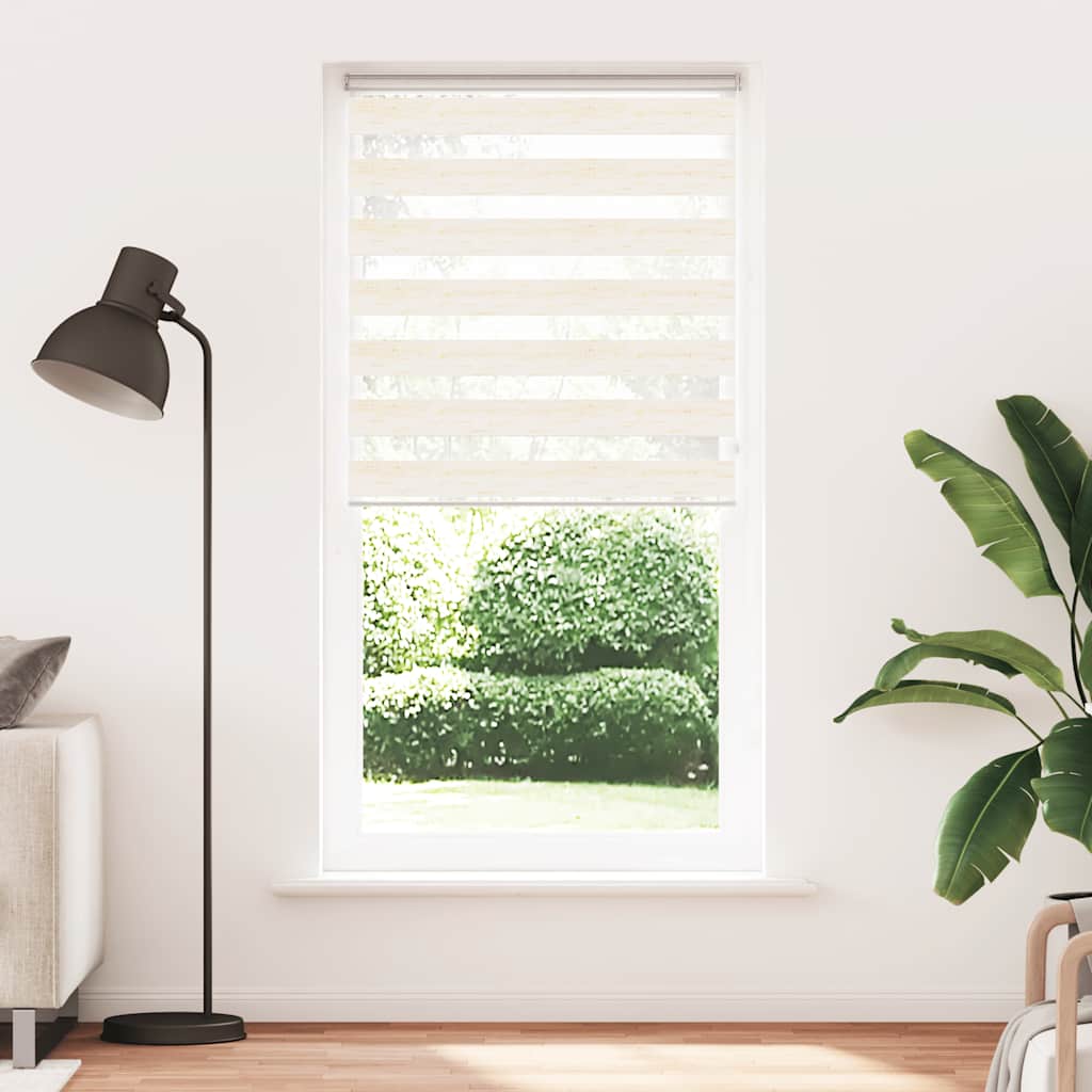 vidaXL Store zèbre beige marbré largeur du tissu 100,9 cm polyester