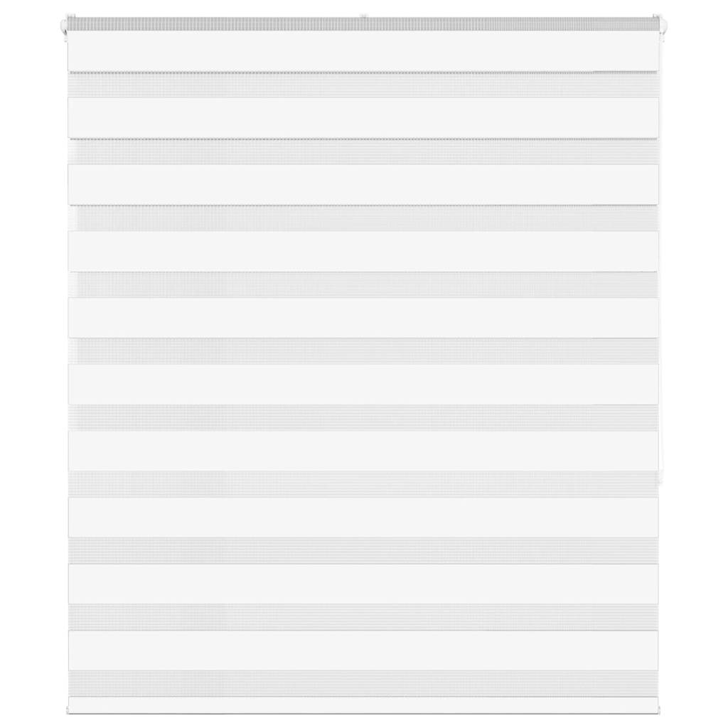 vidaXL Store zèbre blanc 120x150 cm largeur du tissu 115,9cm polyester