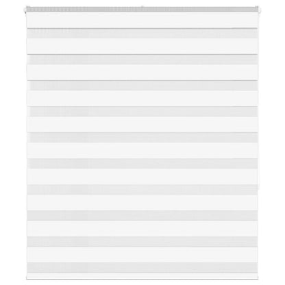 vidaXL Store zèbre blanc 120x150 cm largeur du tissu 115,9cm polyester