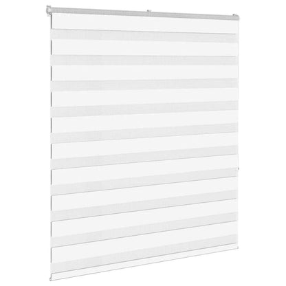 vidaXL Store zèbre blanc 120x150 cm largeur du tissu 115,9cm polyester