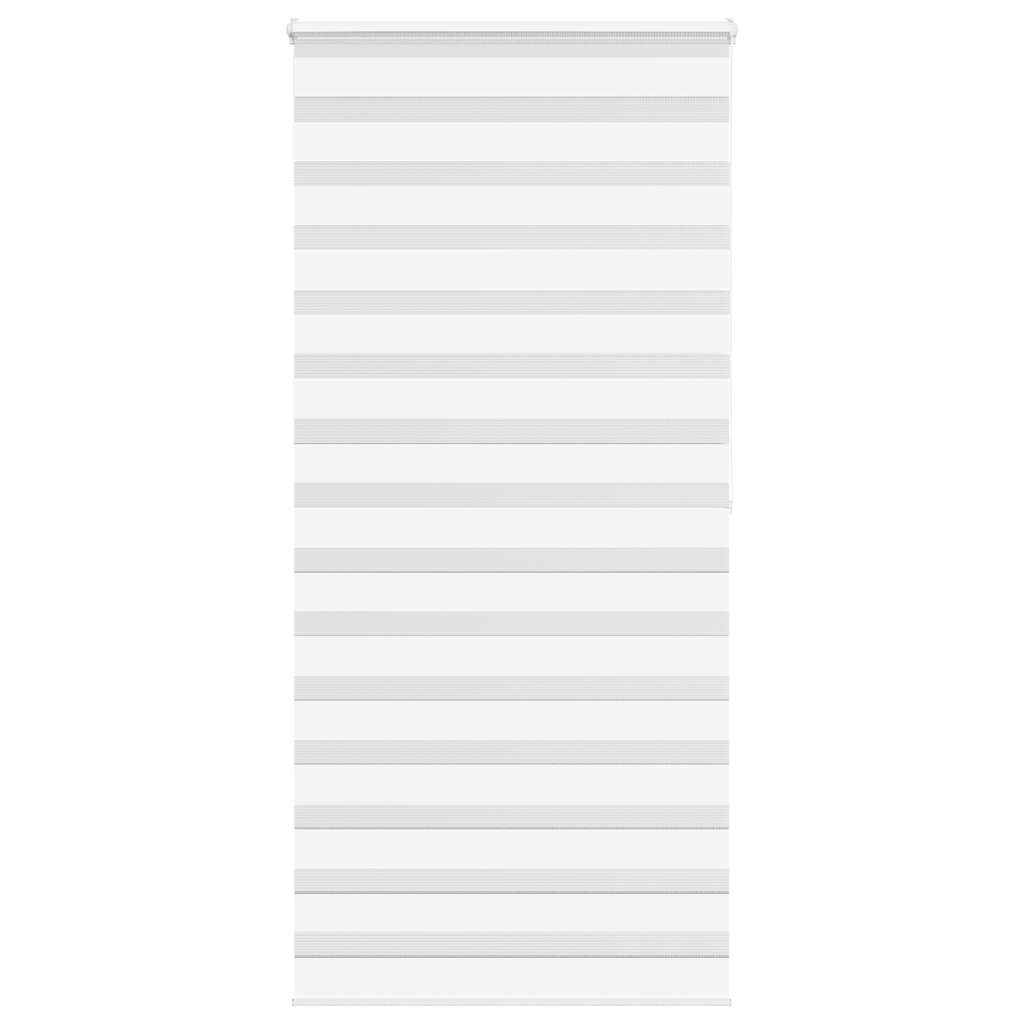 vidaXL Store zèbre blanc 95x200 cm largeur du tissu 90,9 cm polyester