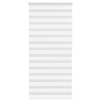 vidaXL Store zèbre blanc 95x200 cm largeur du tissu 90,9 cm polyester