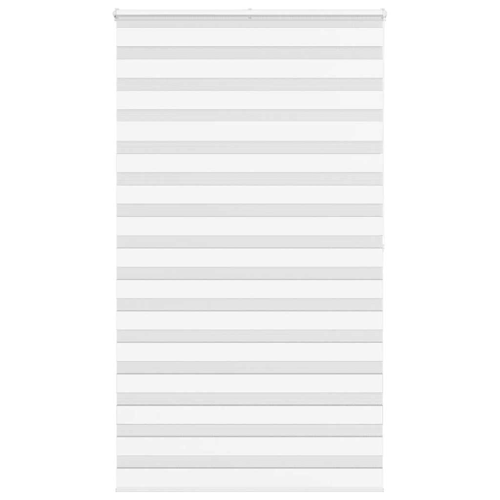 vidaXL Store zèbre blanc 135x200 cm largeur du tissu 130,9cm polyester