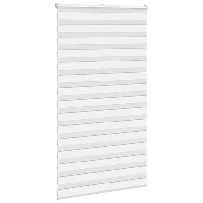 vidaXL Store zèbre blanc 135x200 cm largeur du tissu 130,9cm polyester