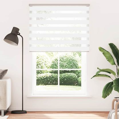 vidaXL Store zèbre blanc 145x200 cm largeur du tissu 140,9cm polyester