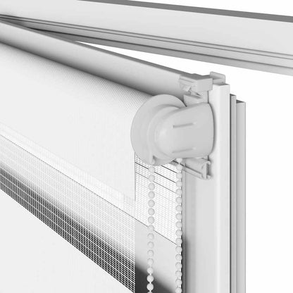 vidaXL Store zèbre blanc 145x200 cm largeur du tissu 140,9cm polyester