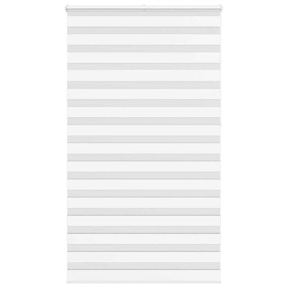 vidaXL Store zèbre blanc 130x230 cm largeur du tissu 125,9cm polyester