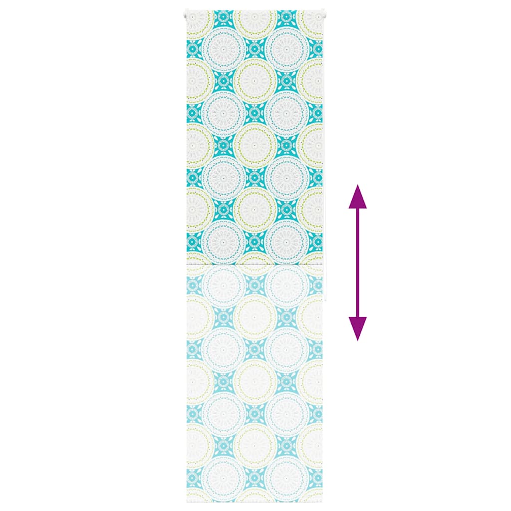 vidaXL Store enrouleur de douche 80x240 cm largeur du tissu 76 cm