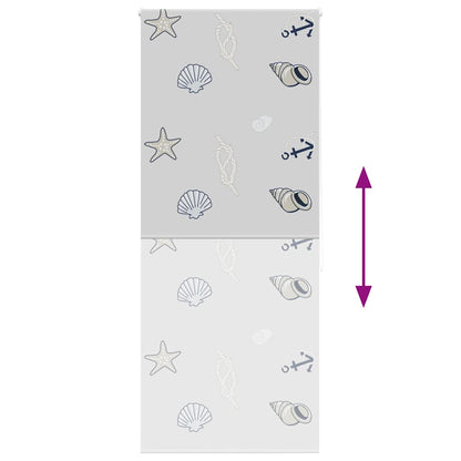 vidaXL Store enrouleur de douche 100x240 cm largeur du tissu 96 cm
