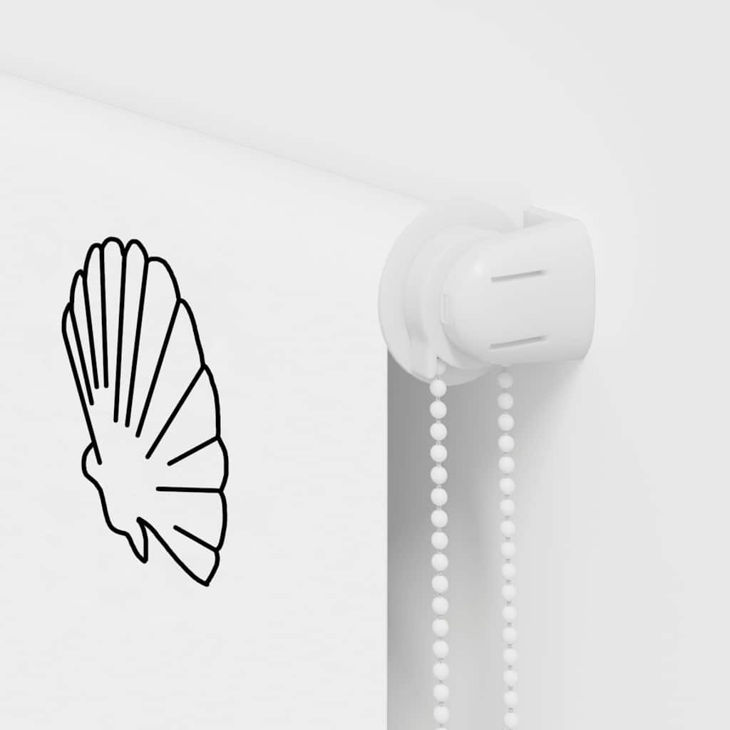 vidaXL Store enrouleur de douche 70x240 cm largeur du tissu 66 cm