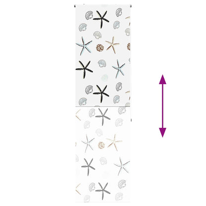 vidaXL Store enrouleur de douche 70x240 cm largeur du tissu 66 cm