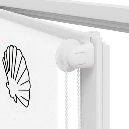 vidaXL Store enrouleur de douche 70x240 cm largeur du tissu 66 cm