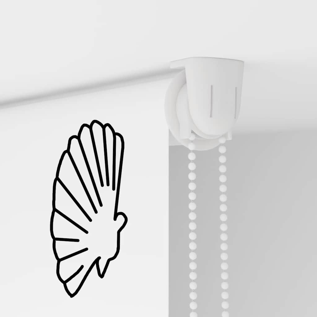 vidaXL Store enrouleur de douche 70x240 cm largeur du tissu 66 cm