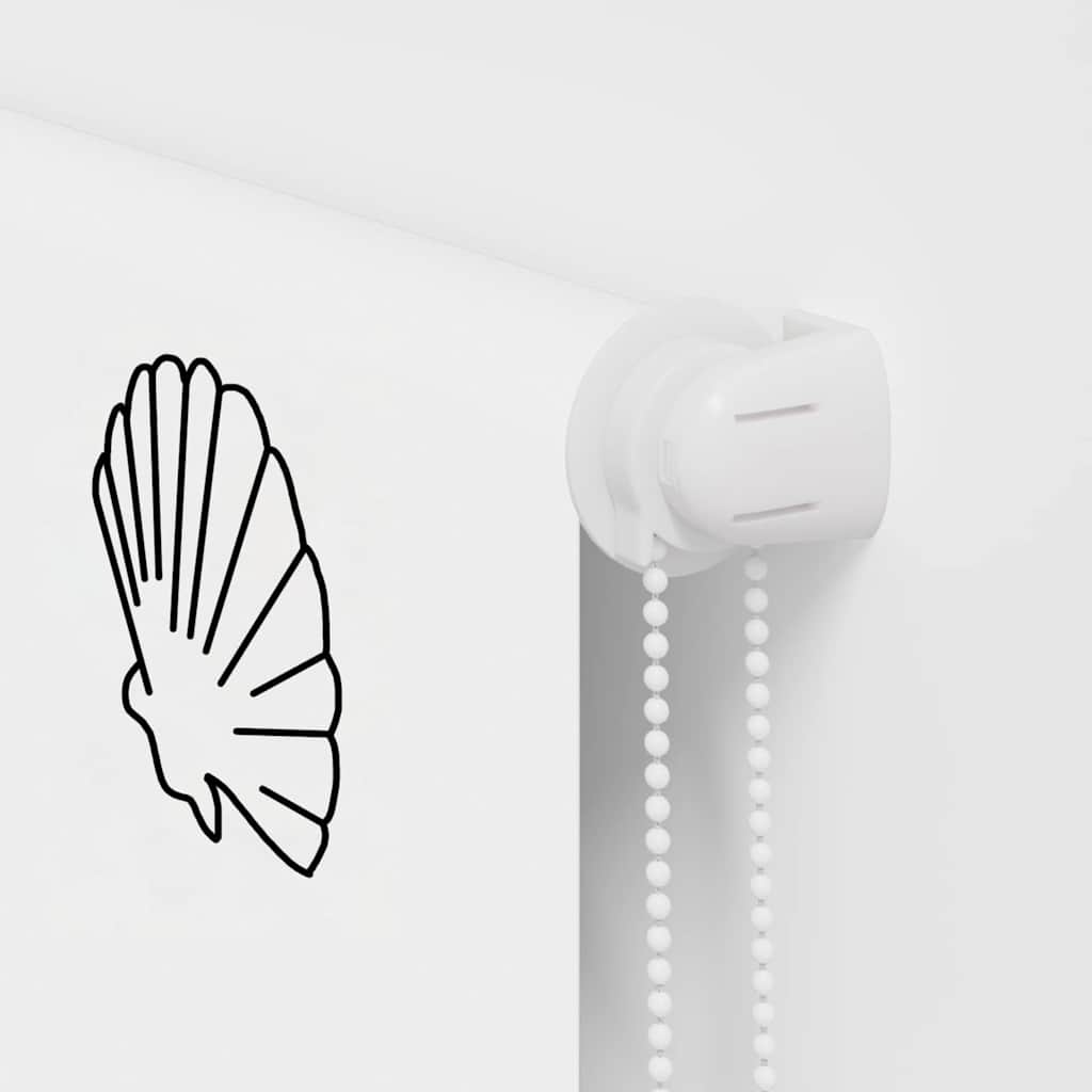 vidaXL Store enrouleur de douche 90x240 cm largeur du tissu 86 cm