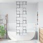 vidaXL Store enrouleur de douche 80x240 cm largeur du tissu 76 cm