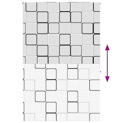 vidaXL Store enrouleur de douche 160x240 cm largeur du tissu 156 cm