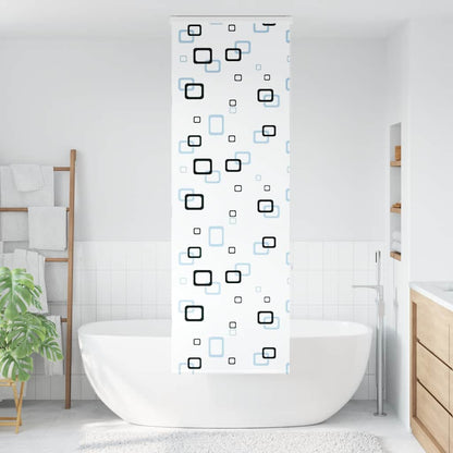 vidaXL Store enrouleur de douche avec cassette largeur du tissu 56 cm