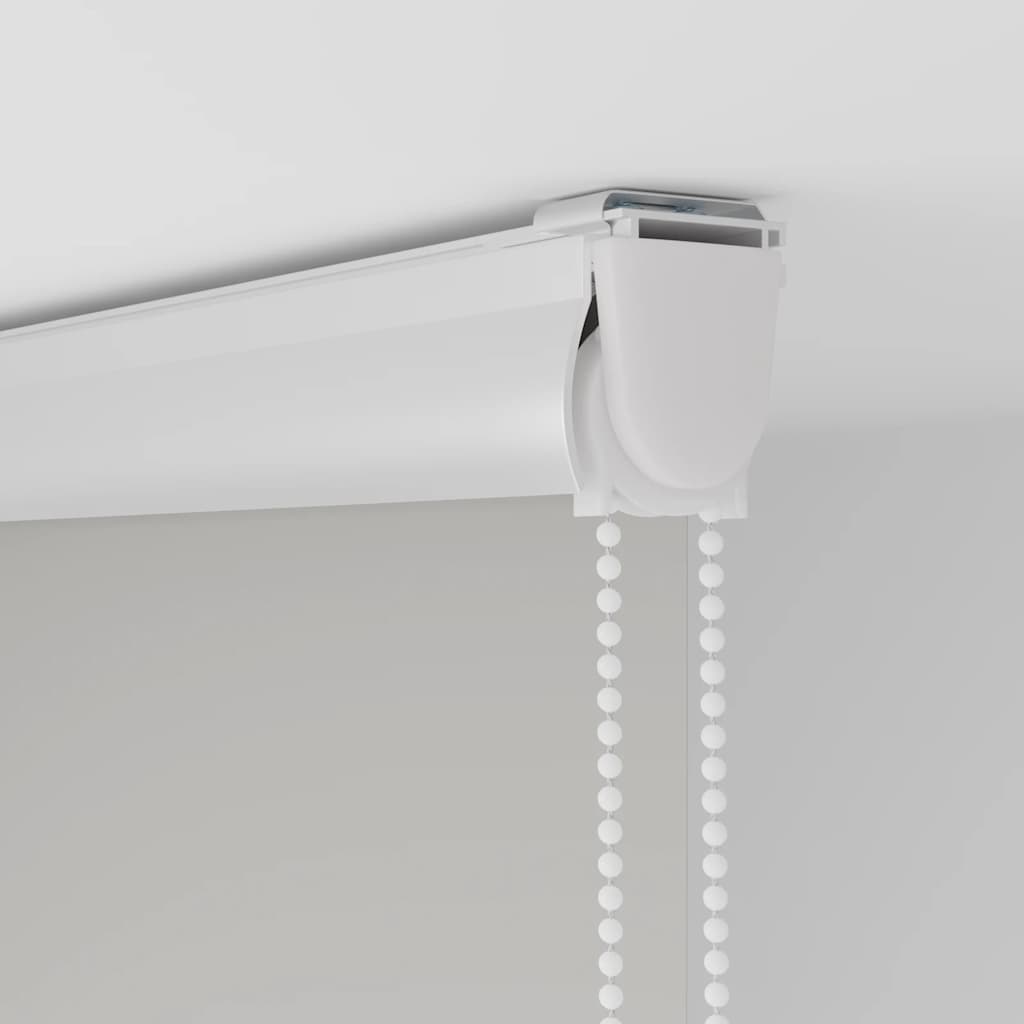 vidaXL Store enrouleur de douche avec cassette largeur du tissu 116 cm