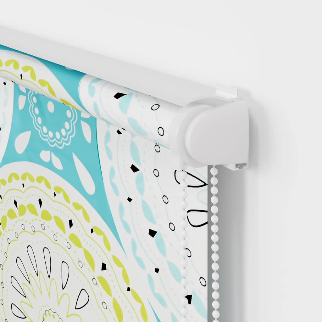 vidaXL Store enrouleur de douche avec cassette largeur du tissu 116 cm