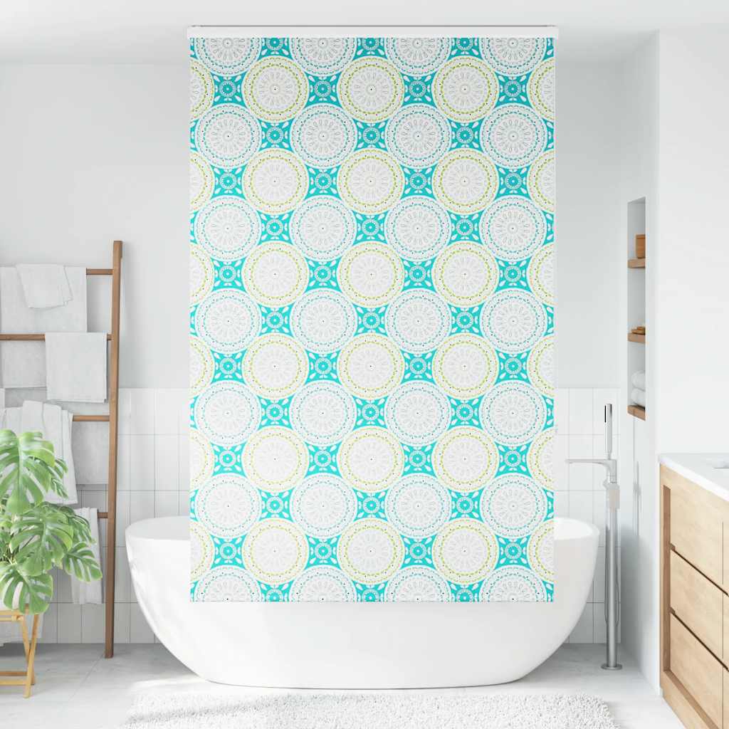 vidaXL Store enrouleur de douche avec cassette largeur du tissu 126 cm