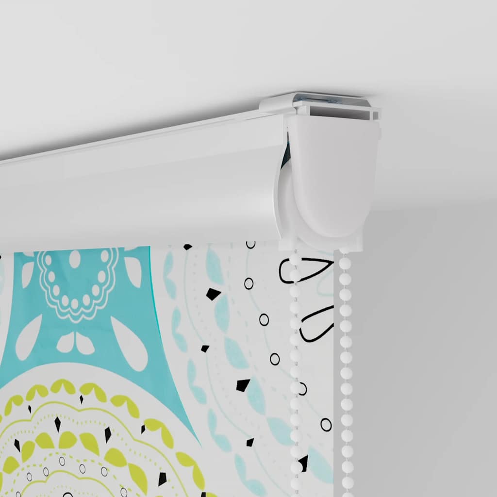 vidaXL Store enrouleur de douche avec cassette largeur du tissu 126 cm
