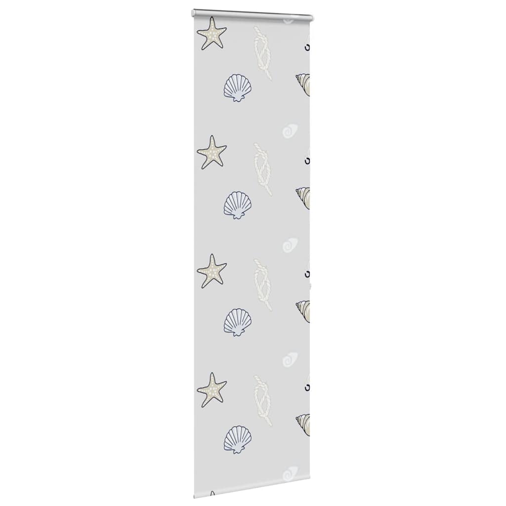 vidaXL Store enrouleur de douche avec cassette largeur du tissu 56 cm