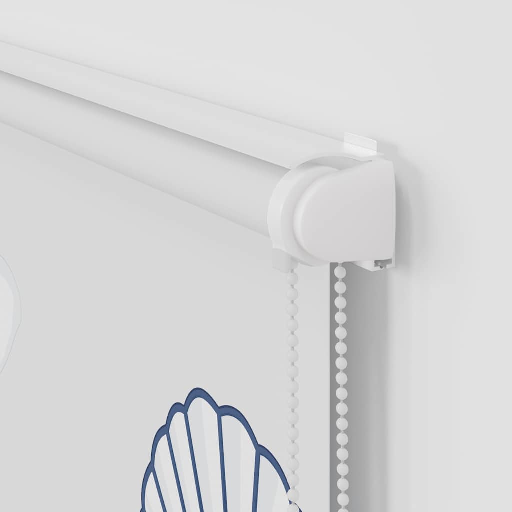 vidaXL Store enrouleur de douche avec cassette largeur du tissu 56 cm
