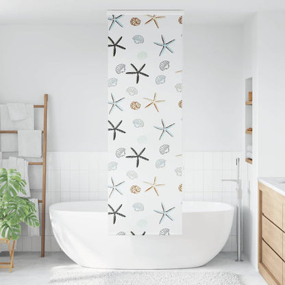 vidaXL Store enrouleur de douche avec cassette largeur du tissu 56 cm