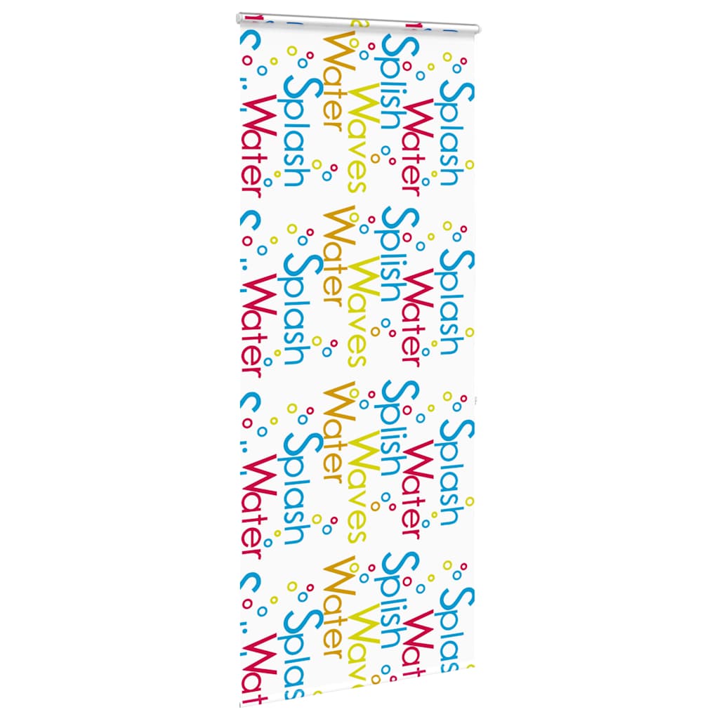 vidaXL Store enrouleur de douche avec cassette largeur du tissu 96 cm
