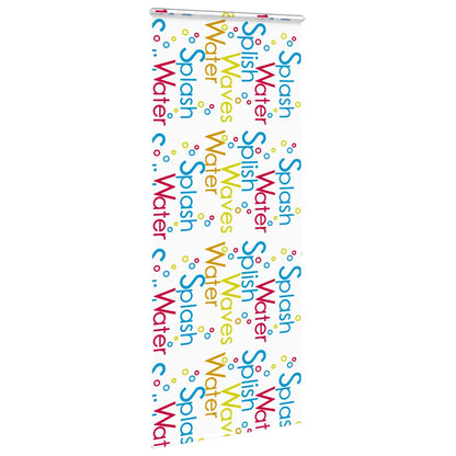 vidaXL Store enrouleur de douche avec cassette largeur du tissu 96 cm