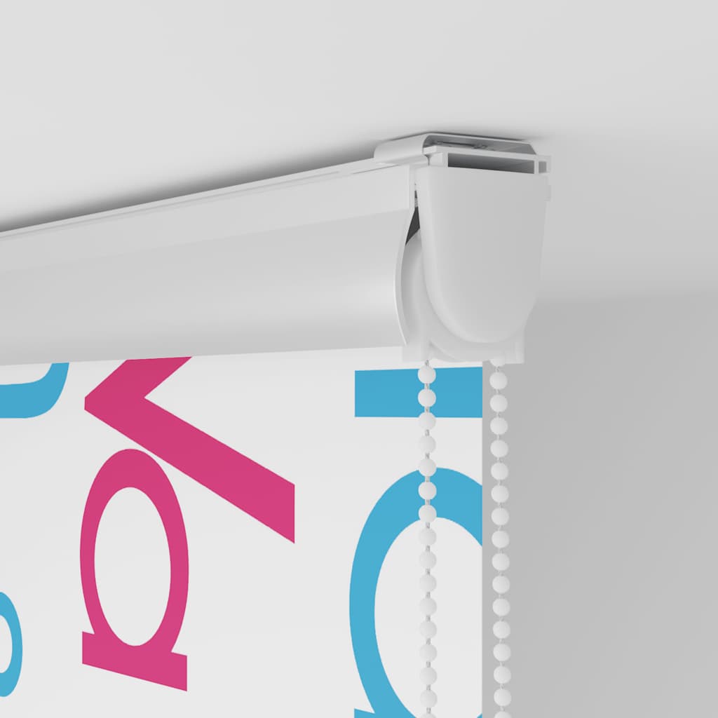 vidaXL Store enrouleur de douche avec cassette largeur du tissu 136 cm