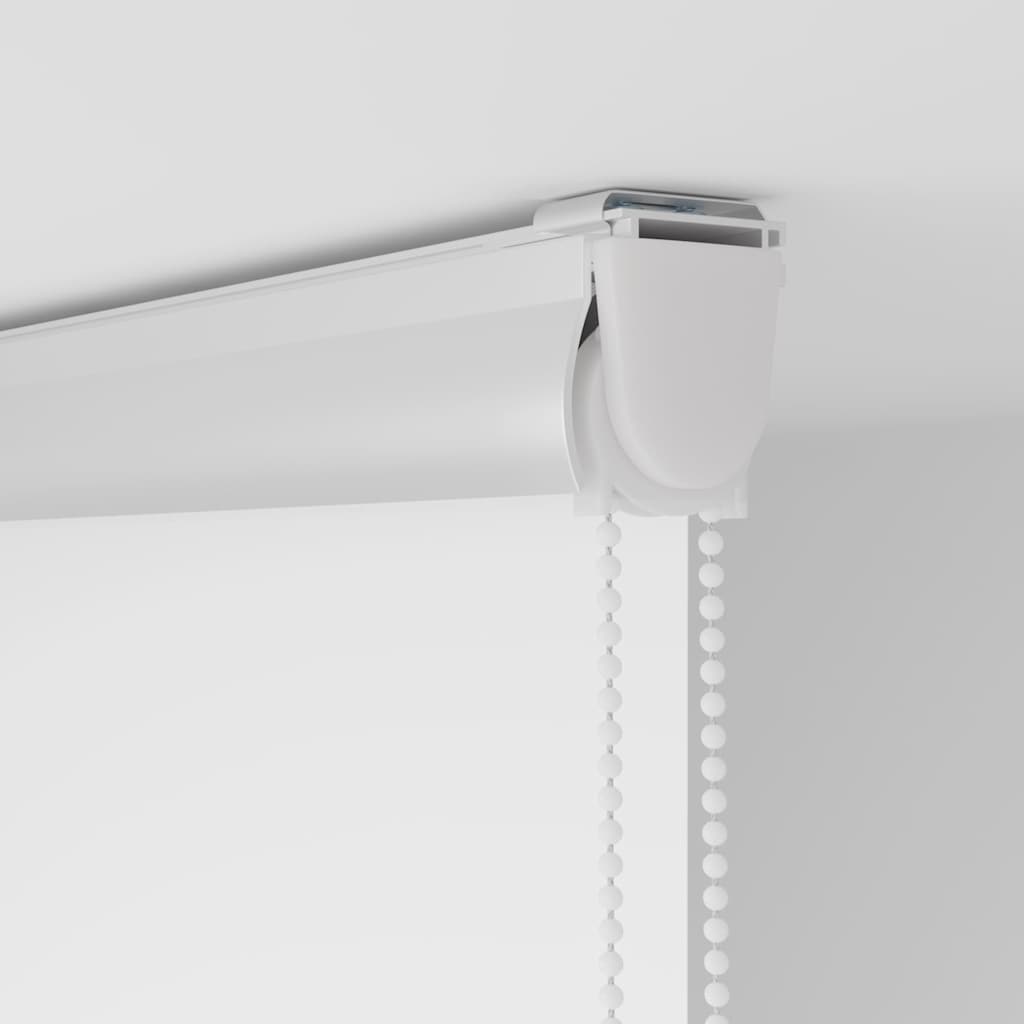 vidaXL Store enrouleur de douche avec cassette largeur du tissu 116 cm