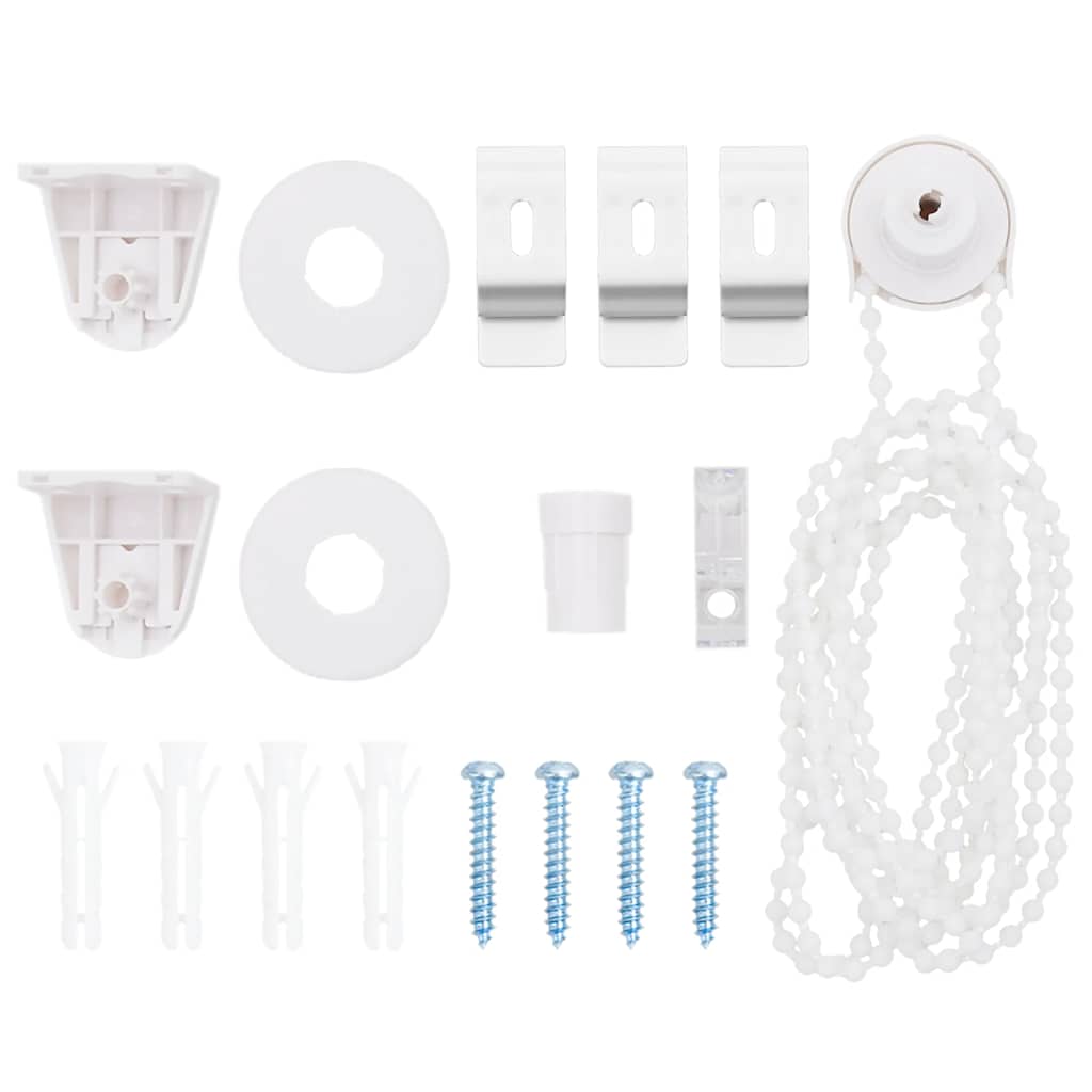vidaXL Store enrouleur de douche avec cassette largeur du tissu 156 cm