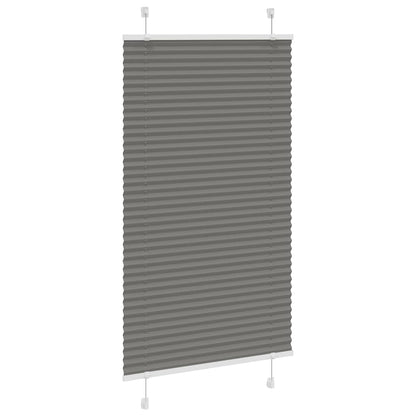 vidaXL Store plissé anthracite 75x100 cm largeur du tissu 74,4 cm