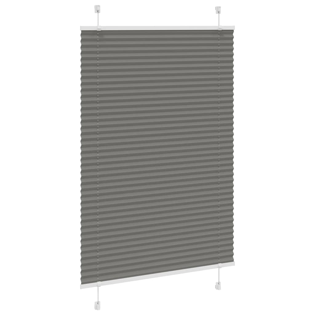vidaXL Store plissé anthracite 90x100 cm largeur du tissu 89,4 cm