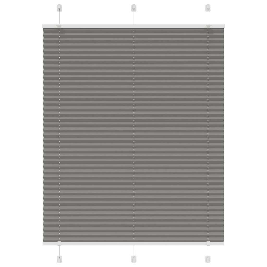 vidaXL Store plissé anthracite 105x100 cm largeur du tissu 104,4 cm