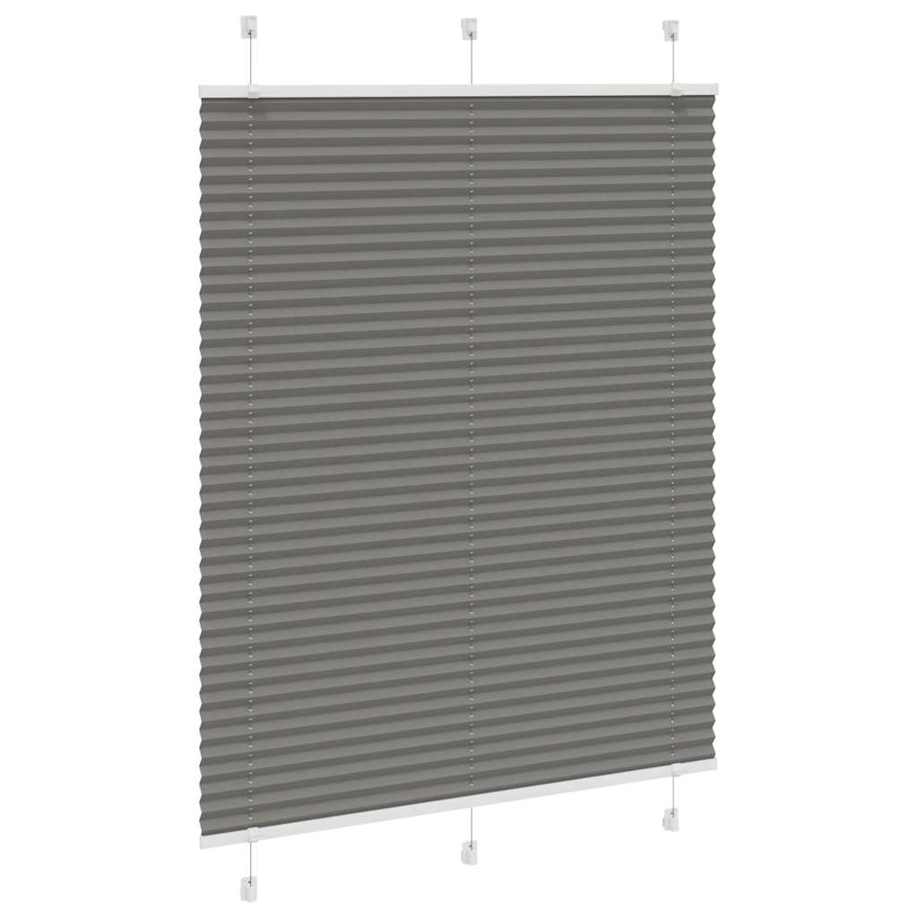 vidaXL Store plissé anthracite 105x100 cm largeur du tissu 104,4 cm