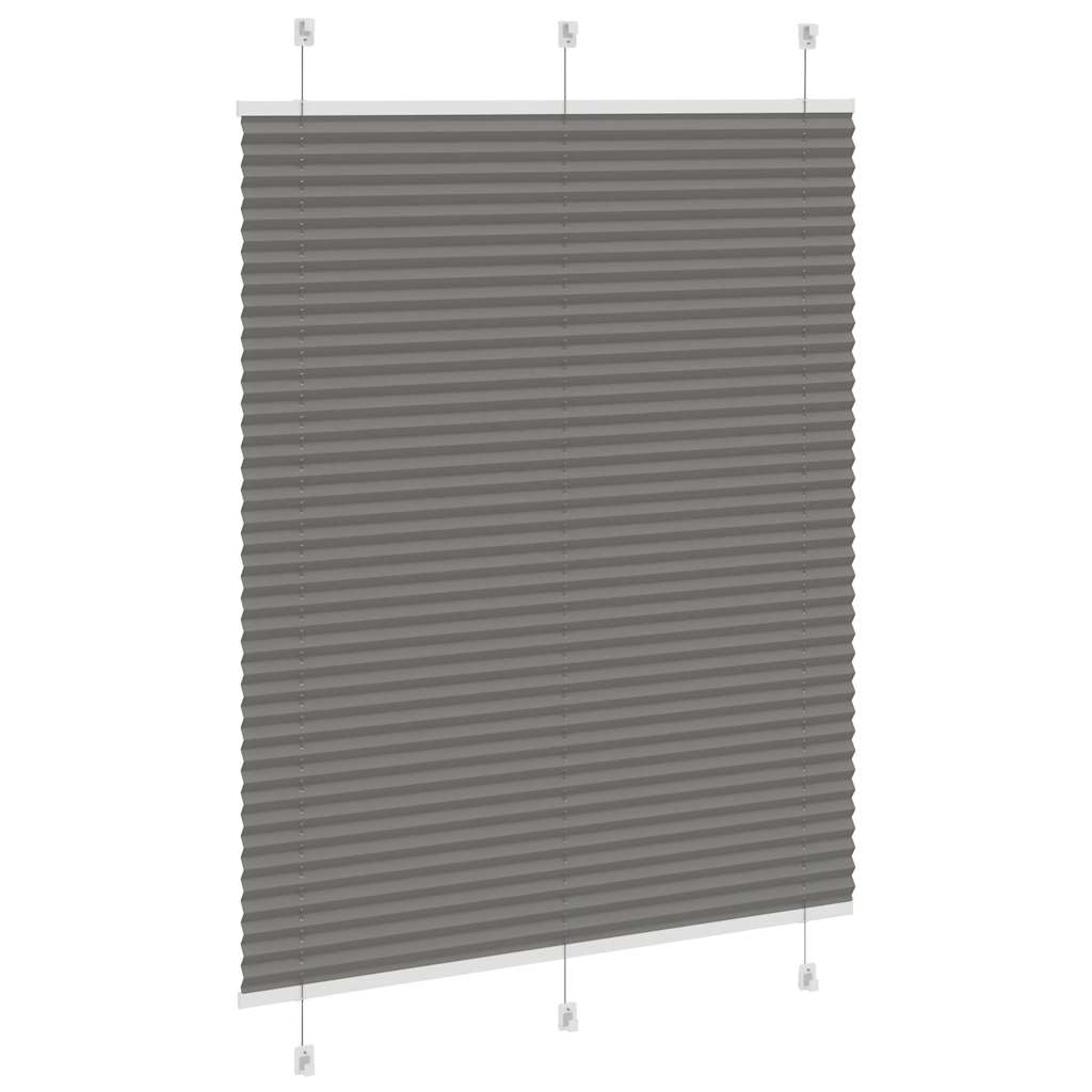 vidaXL Store plissé anthracite 105x100 cm largeur du tissu 104,4 cm