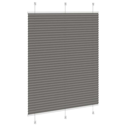vidaXL Store plissé anthracite 105x100 cm largeur du tissu 104,4 cm
