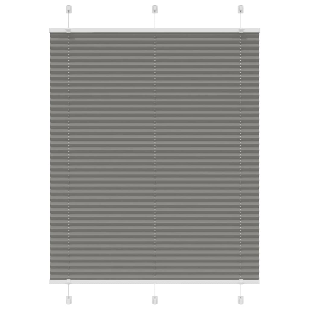 vidaXL Store plissé anthracite 110x100 cm largeur du tissu 109,4 cm