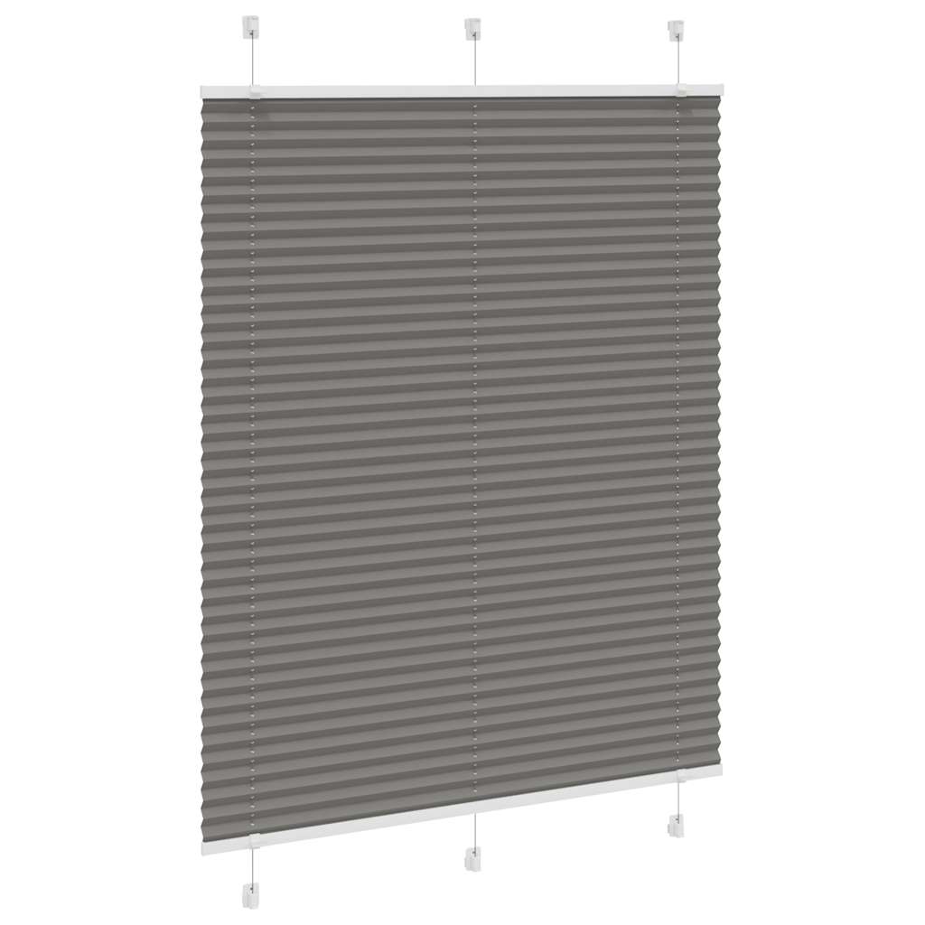 vidaXL Store plissé anthracite 110x100 cm largeur du tissu 109,4 cm