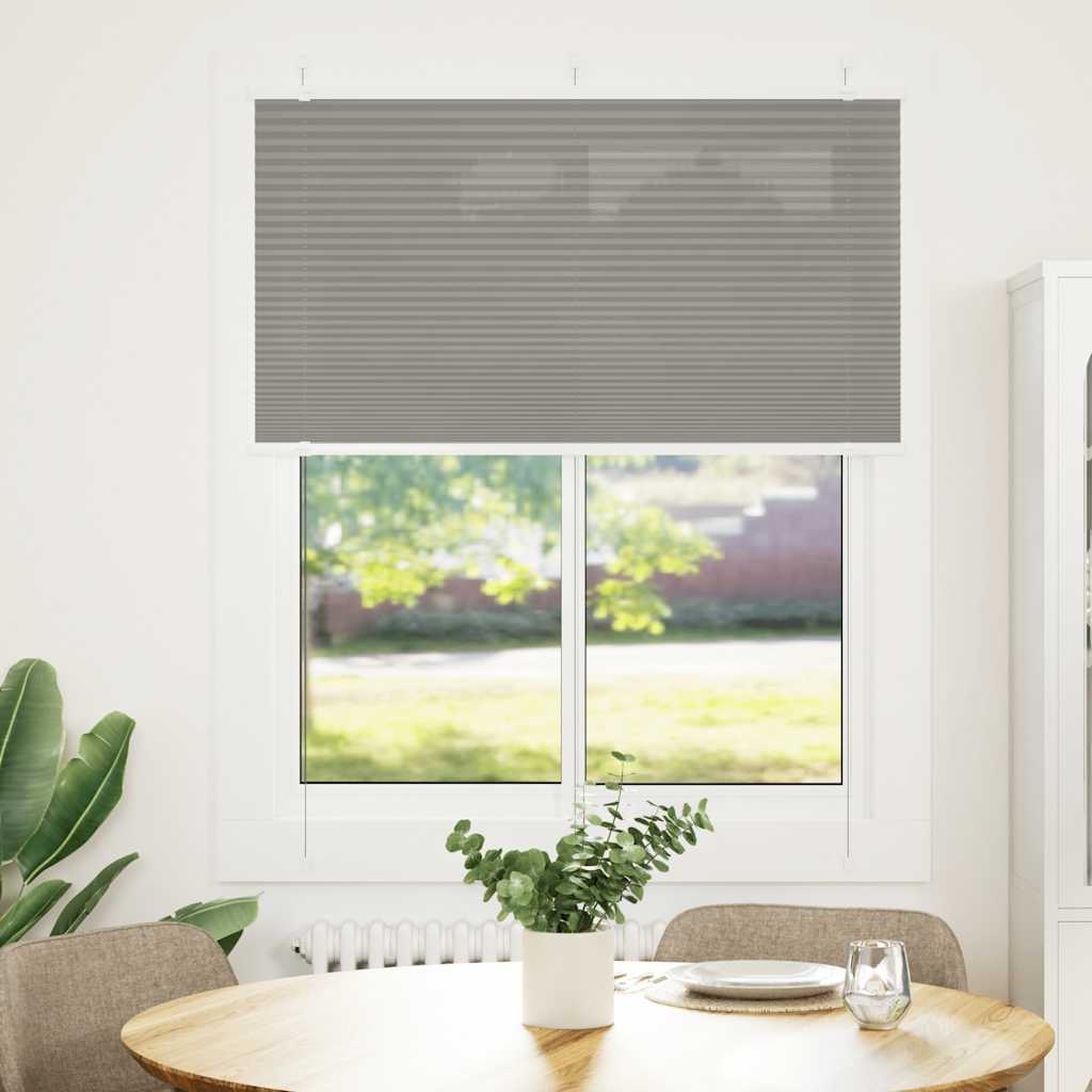 vidaXL Store plissé anthracite 110x100 cm largeur du tissu 109,4 cm