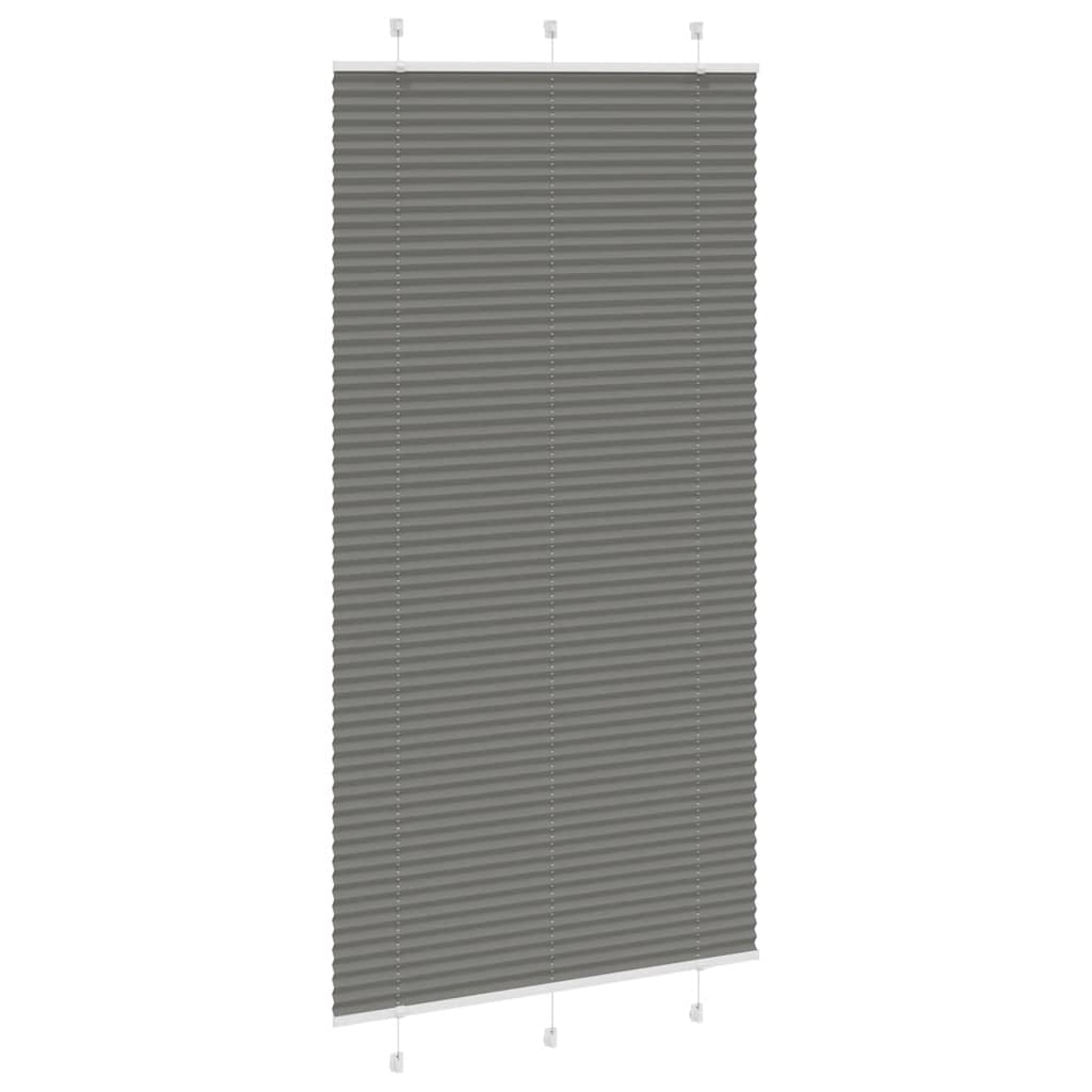 vidaXL Store plissé anthracite 110x200 cm largeur du tissu 109,4 cm
